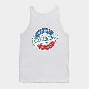 Great Britain explorer into adventure Tank Top